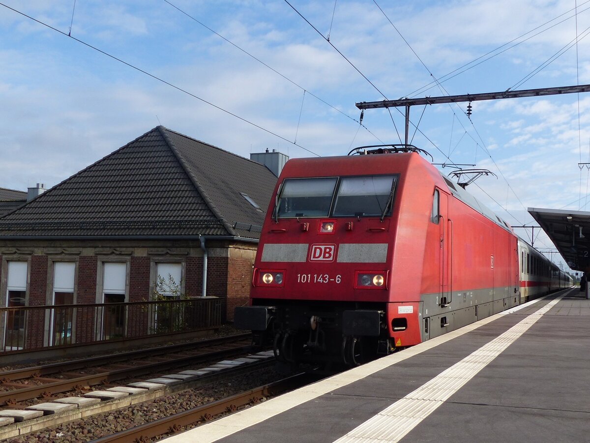 101 143 erreicht Rheine mit IC nach Amsterdam, 20.09.17