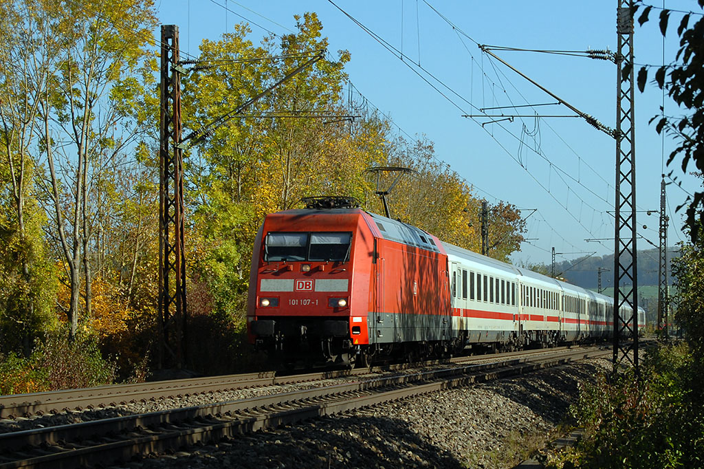 10.10.2018 Streckenabschnitt Uhingen 101 107-1