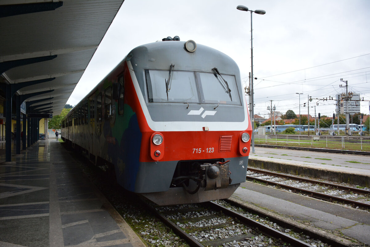 10.10.2019 | Slowenien - Ljubljana | Bahnhof Ljubljana | Dieseltriebzug BR 715 | 