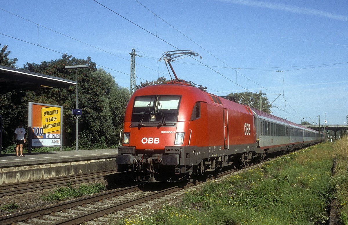 1016 006  Stg. - Obert�rkheim  30.08.09 