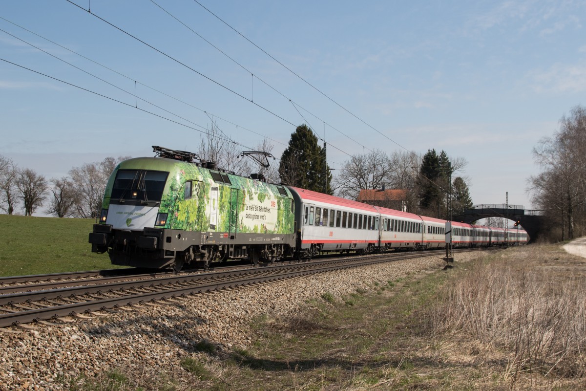 1016 023  GreenPoints  am 8. April 2015 bei Übersee.