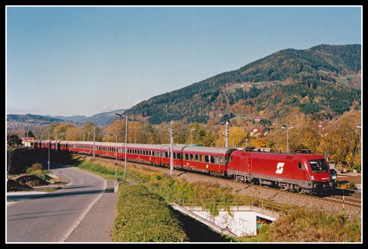 1016.015 mit IC534 bei Bruck an der Mur am 20.10.2002