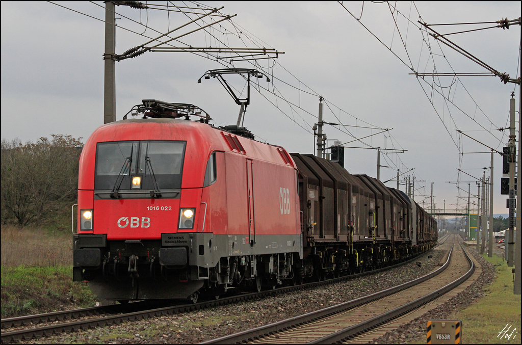 1016.022 mit Shimms-Ganzzug am 23.03.14 in der Hst. Wr.Neustadt Civitas Nova.