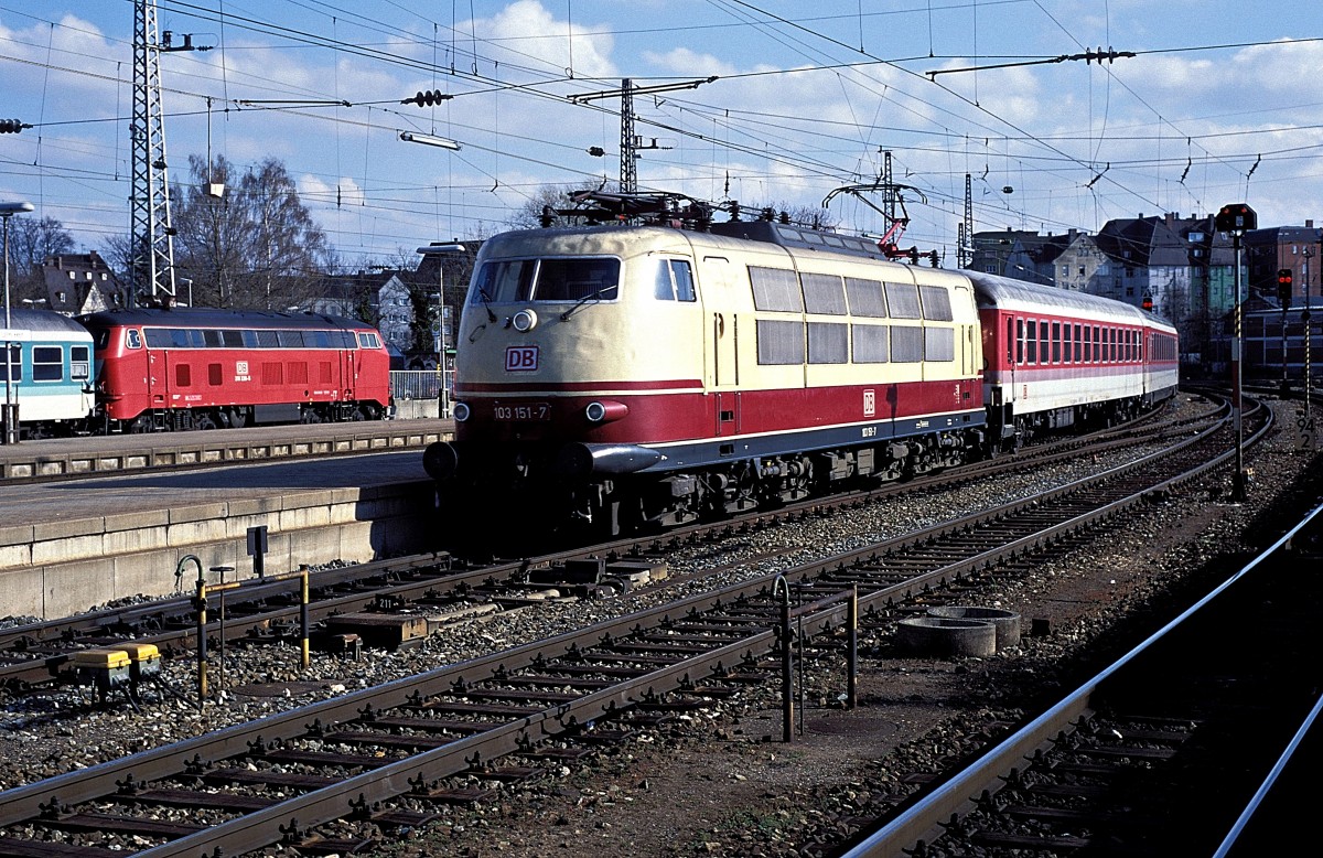 103 151  Ulm ( Hbf )  09.04.95