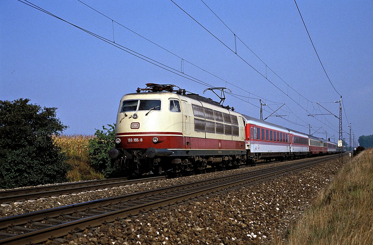 103 155  bei Augsburg - Hochzoll  18.09.91