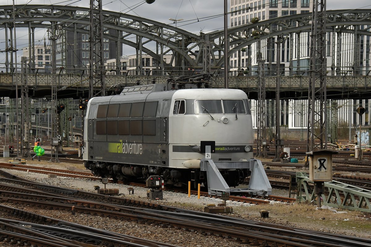 103 222 am 09.03.19 in Vorfeld des Münchner Hbf