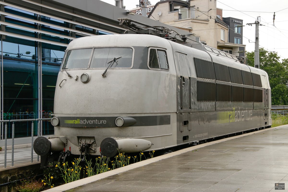 103 222 Railadventure in Köln Hbf, am 12.06.2018.
