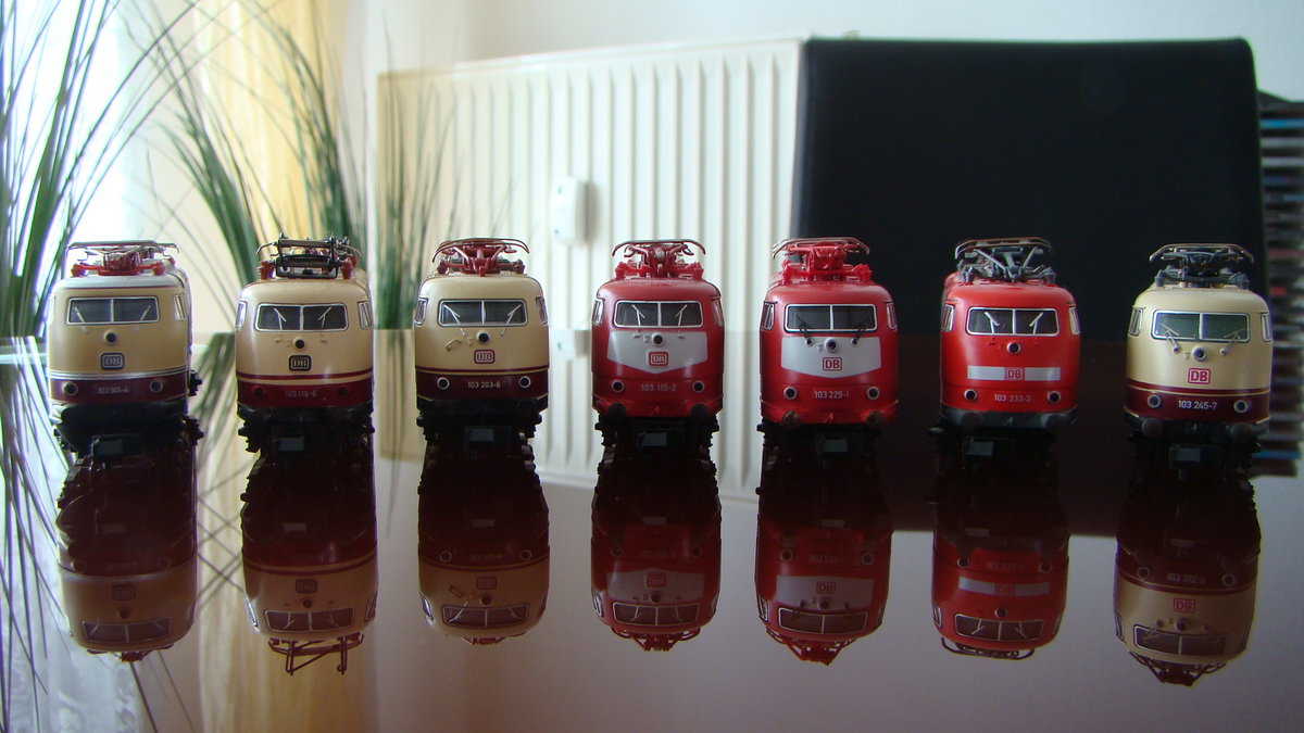 103er Lokparade von Fleischmann und Minitrix Epoche IV bis VI