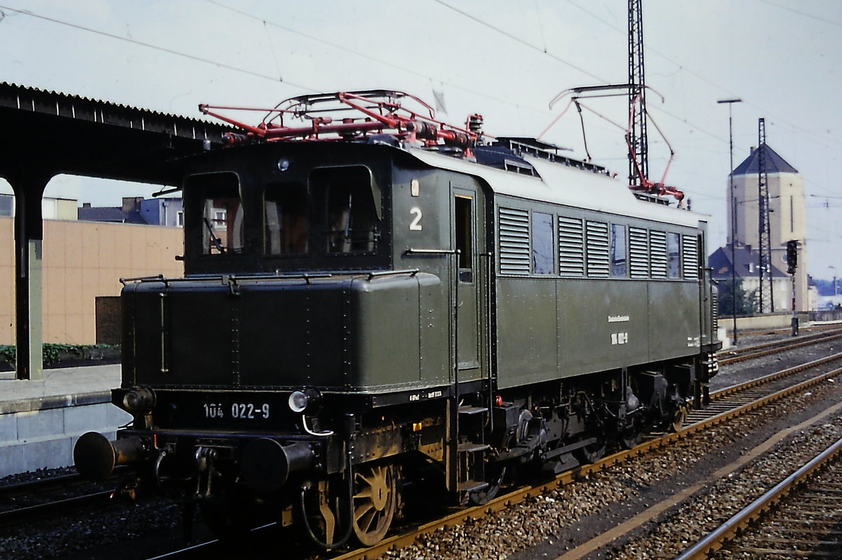 104 022 Hamm 26.08.1978. Scan 10 MB Original Dia by MattCWieg