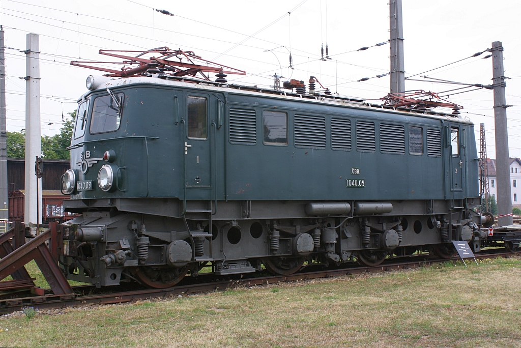 1040.09 ausgestellt im Waldviertler Eisenbahnmuseum Sigmundsherberg am 24.August 2013.