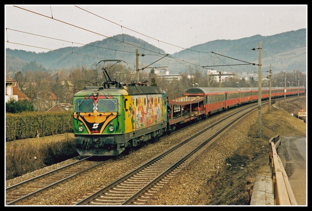 1044 282 mit IC668 bei Bruck ander Mur am 2.03.1999.