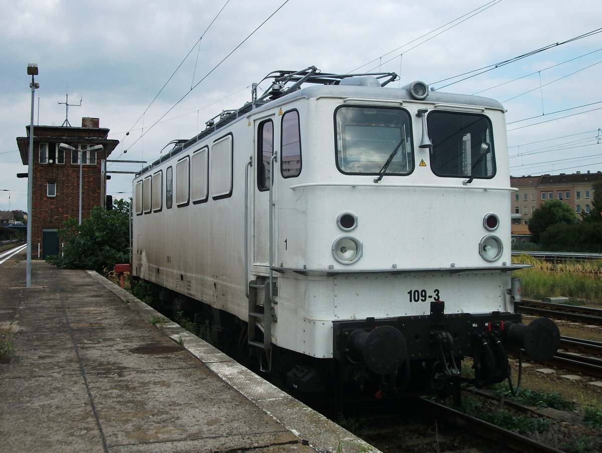 109-3 der GVG steht am 21.August 2013 abgestellt in Berlin-Lichtenberg.