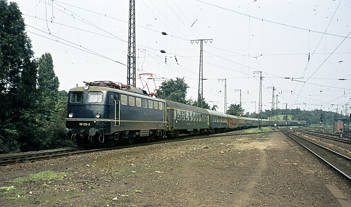 110 125 mit D-Zug  Köln