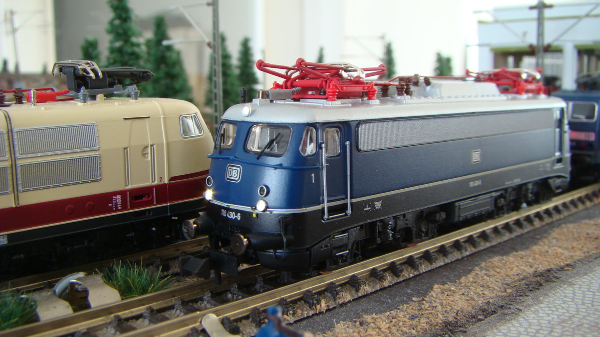 110 430-6 DB von Fleischmann Sound auf meiner Anlage am 30.10.2016