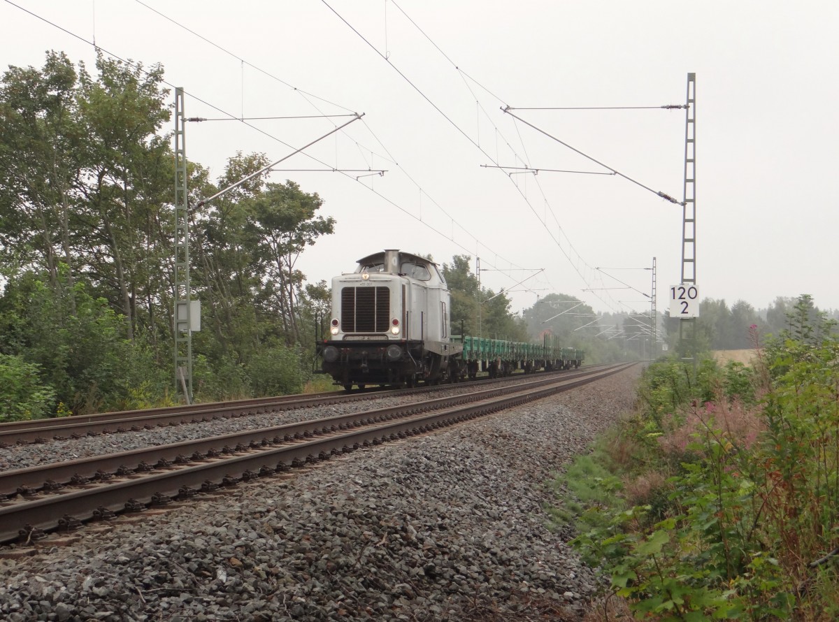 111 001 der ITL zu sehen am 03.08.14 an der Schöpsdrehe bei Plauen/V.