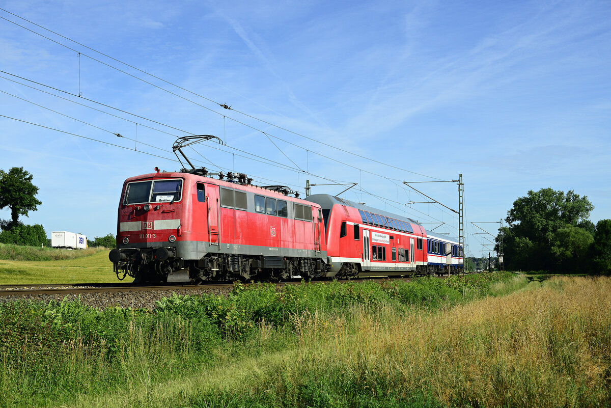 111 011 bei Diedelsheim 17.06.2022 