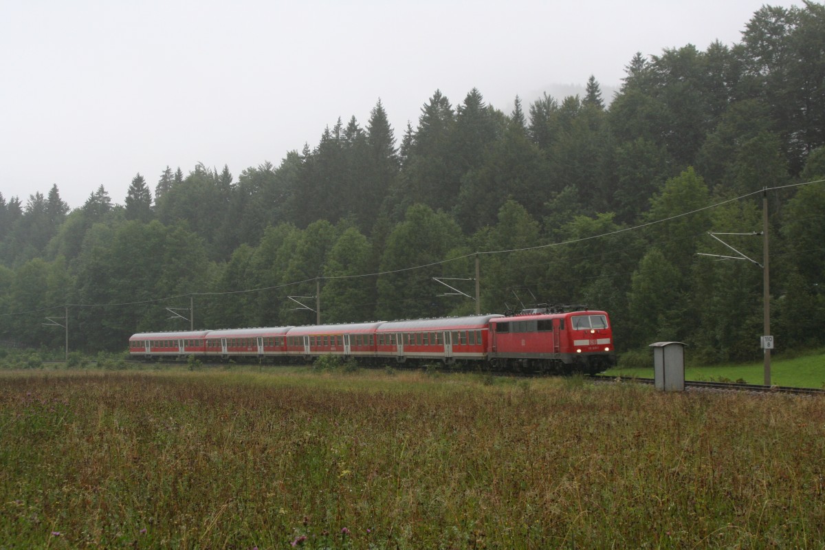 111 031-1 bei Klais 05.08.2008