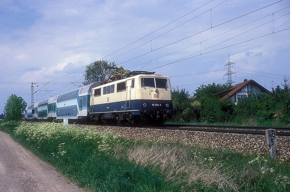111 034  bei Mering  13.05.94