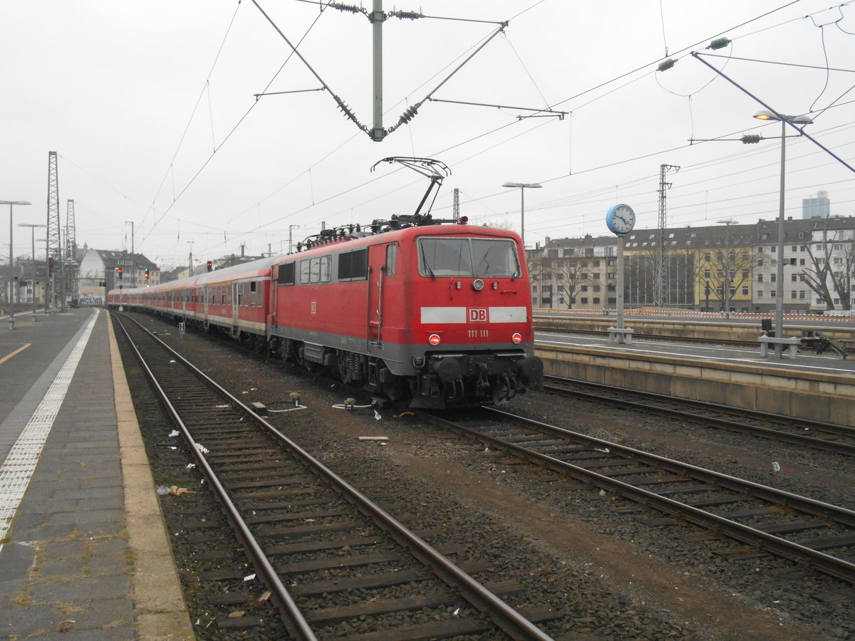 111 111 in Düsseldorf HBF. 18.3.2016
