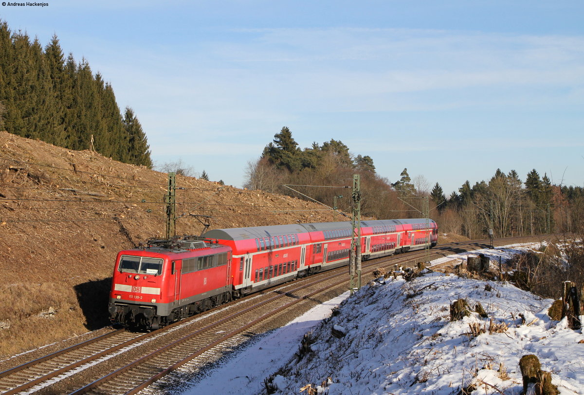 111 139-2 mit dem RE 19037 (Stuttgart Hbf-Singen(Htw)) bei Eutingen 27.1.17