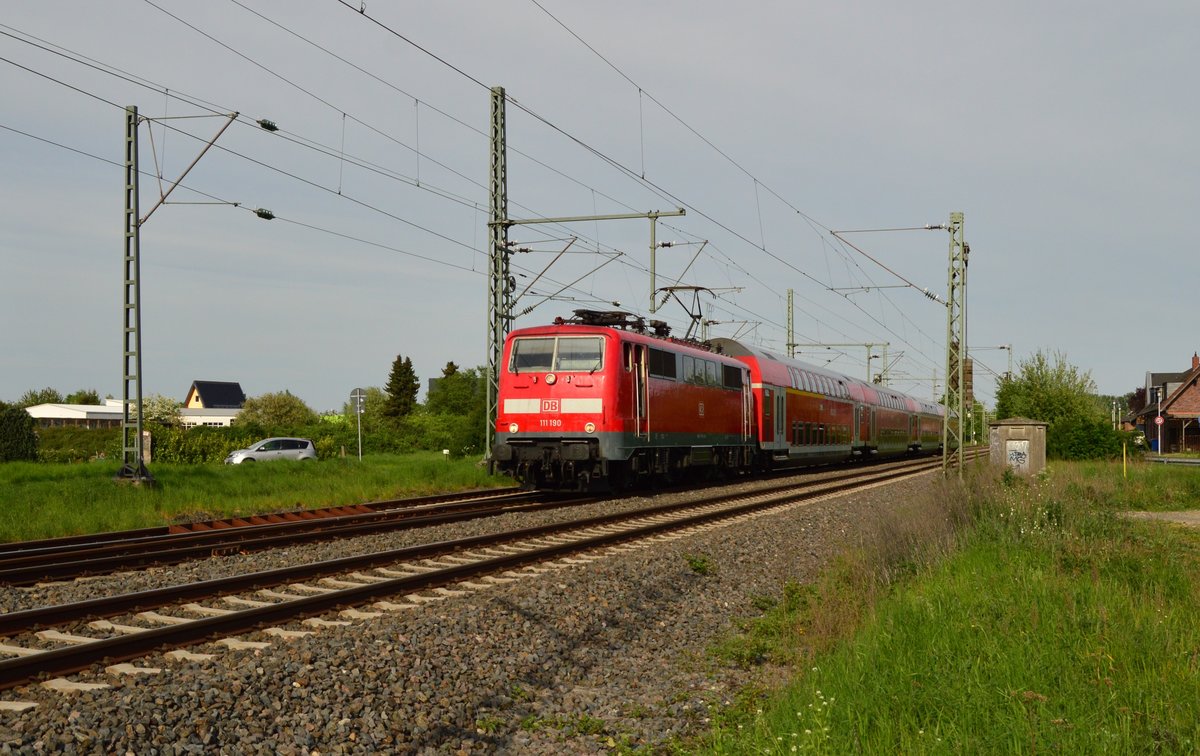 111 190 nach Aachen in Kleinenbroich. 9.5.2016