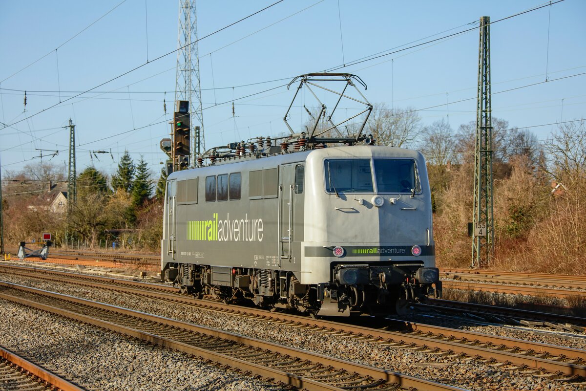 111 222 Railadventure in Neubeckum, Februar 2022.