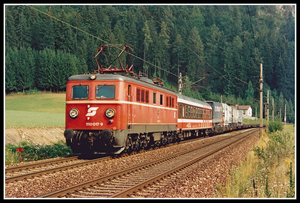 1110.017 Mit Rola 42300 bei Leoben Hinterberg am 4.08.1994