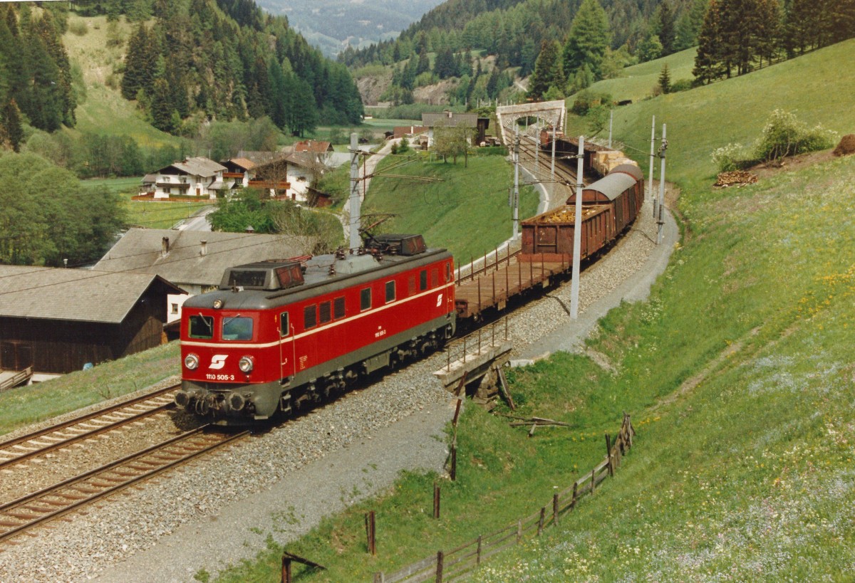 1110.505 mit G-44881 bei Stainach/B. im Juni 1993