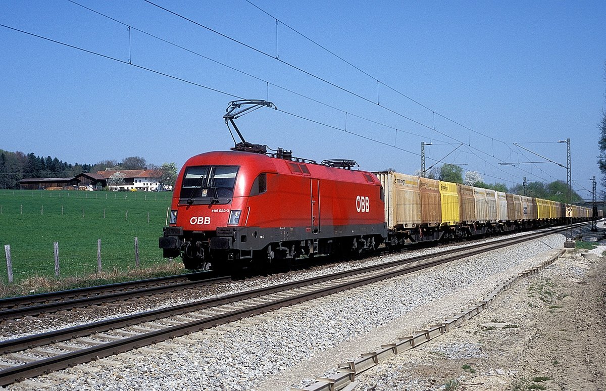 1116 022  bei Großkarolinenfeld  15.04.09