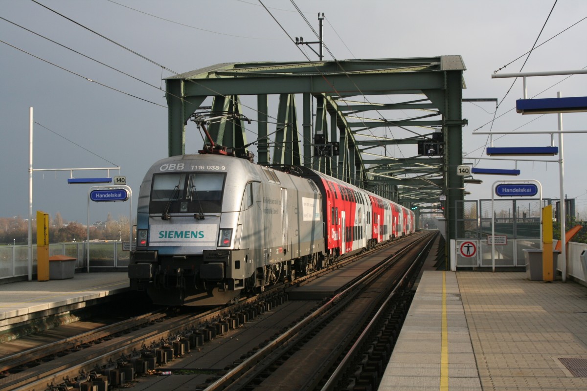 1116 038-9 Siemens Wien Handelskai 16.11.2008