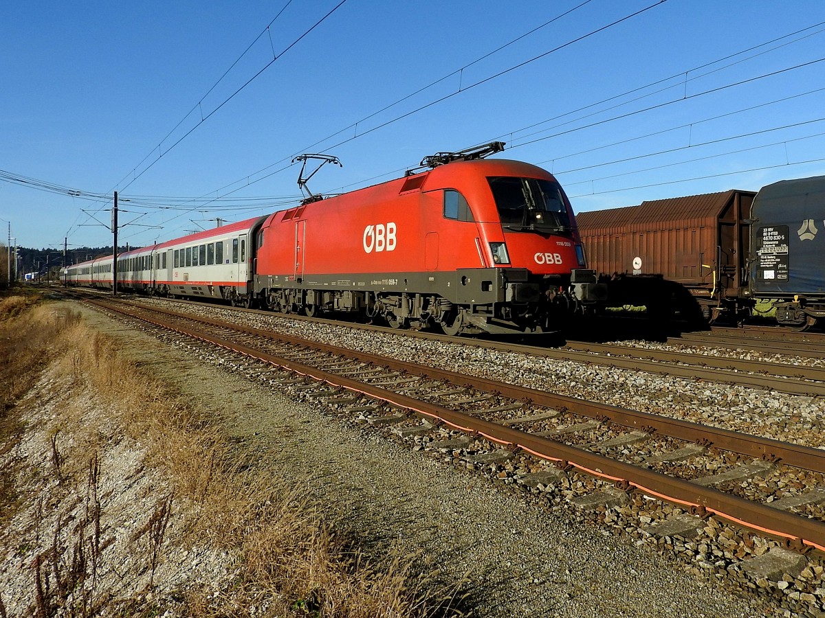 1116 059-7 mit IC643 bei Redl-Zipf; 151228