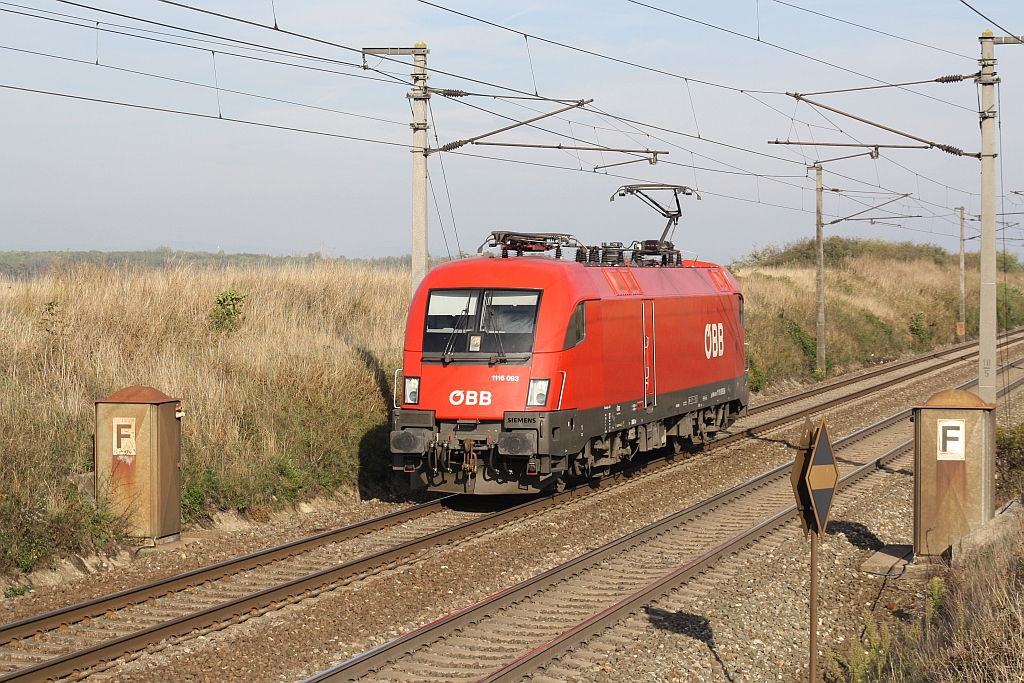 1116 093-5 am 03.Oktober 2015 bei Gramatneusiedl.
