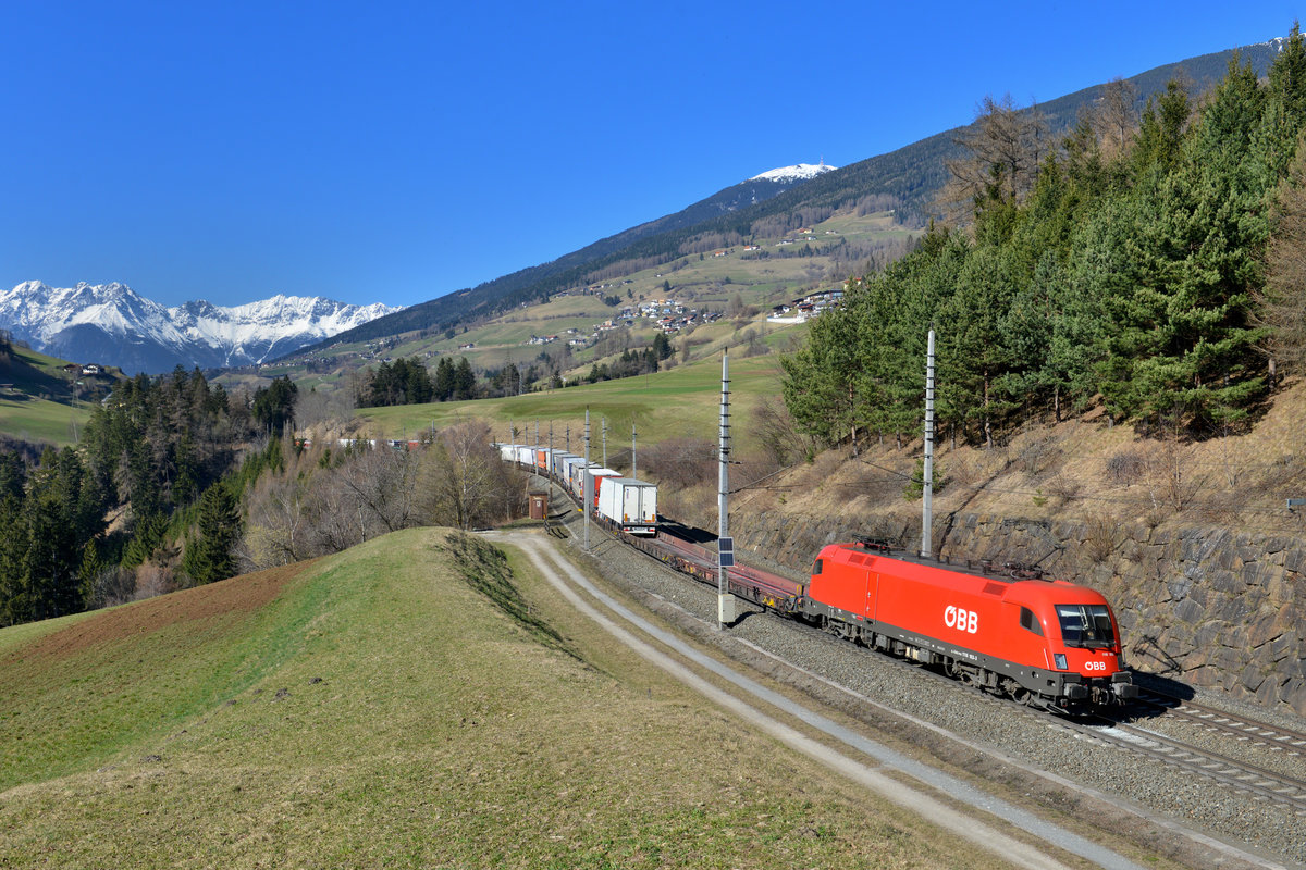 1116 103 mit einer Rola am 28.03.2015 bei Matrei am Brenner. 