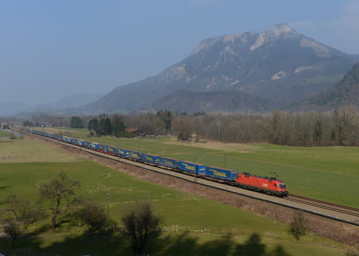 1116 106 mit einem Walter-KLV am 08.03.2014 bei Brannenburg.
