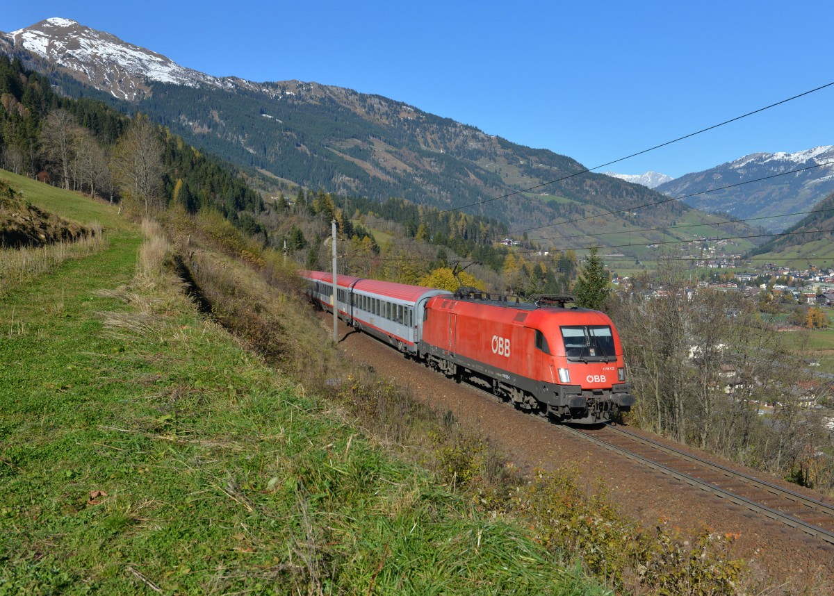 1116 122 mit einem EC am 02.11.2014 bei Angertal. 
