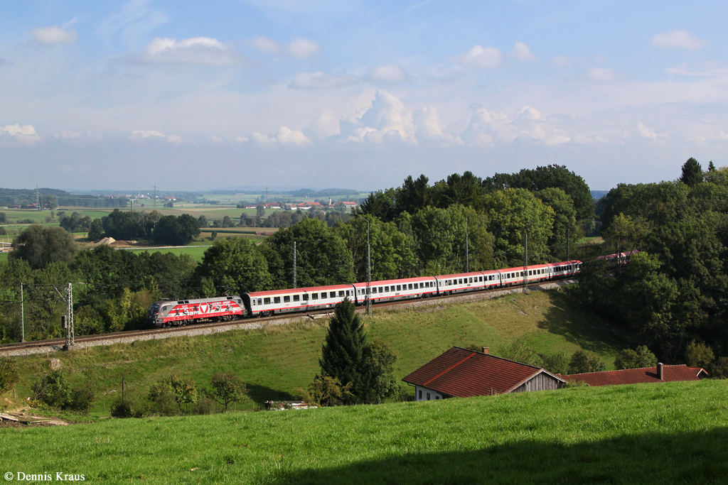 1116 138 mit EC 112 am 16.09.2014 bei Aßling.