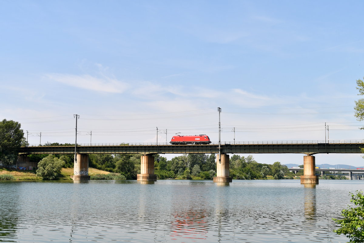 1116 139 am 19.07.2019 Lz auf der Donaubrücke in WienStadlau