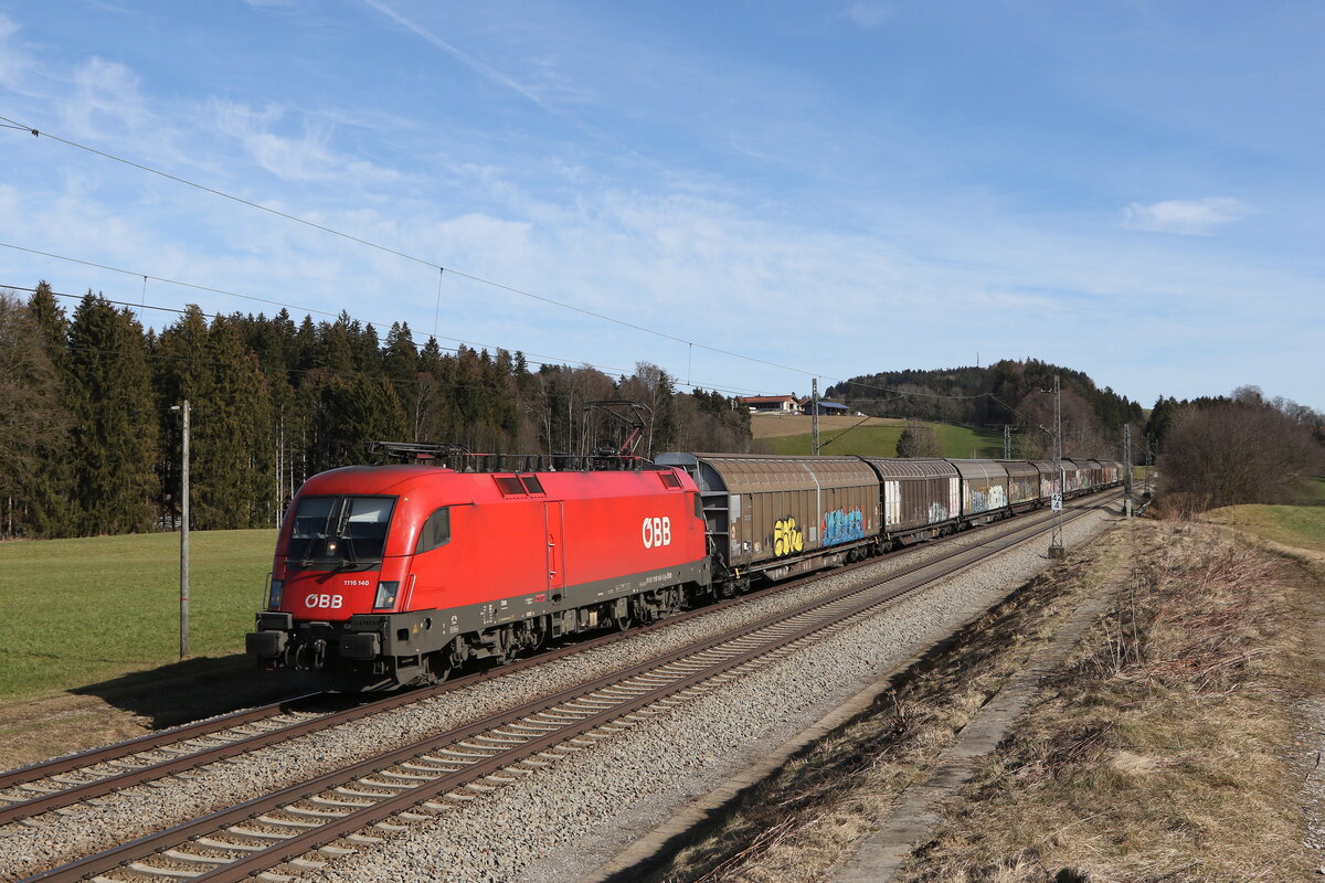 1116 140 am 22. Februar 2023 bei Hütt im Chiemgau.