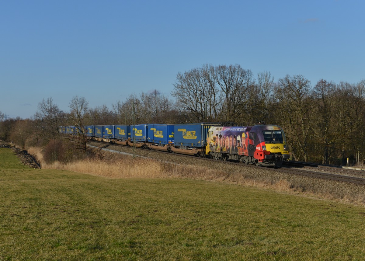 1116 153 mit einem Walter-KLV am 20.02.2014 bei Hilperting.