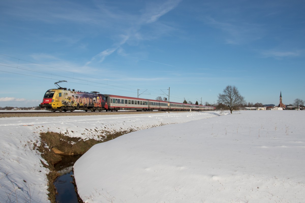 1116 153  ÖAMTC  mit dem EC 112 am 31. Januar 2015 bei Übersee.