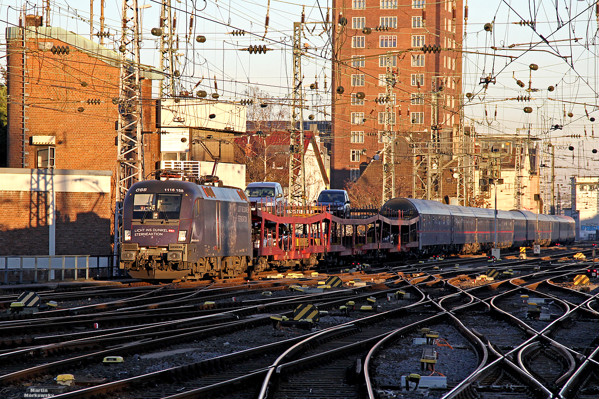 1116 158  Licht ins Dunkel  am NJ420 am 16.02.2019 in Köln Hbf