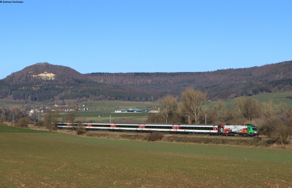 1116 159  150 Jahre Brennerbahn  mit dem IC 185/RE 50185 (Stuttgart Hbf-Zürich HB/Singen(Htw)) bei Rietheim 28.11.20