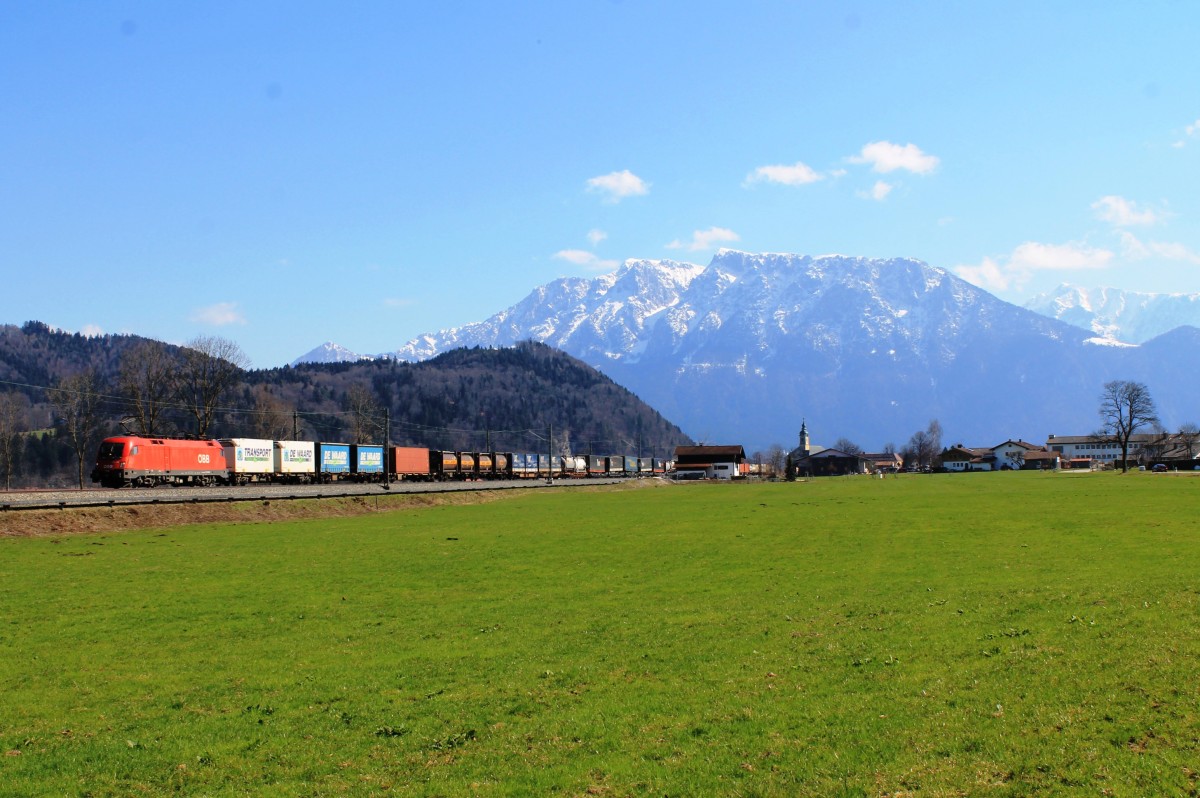 1116 159-5 der ÖBB bei Oberaudorf am 28.03.2015