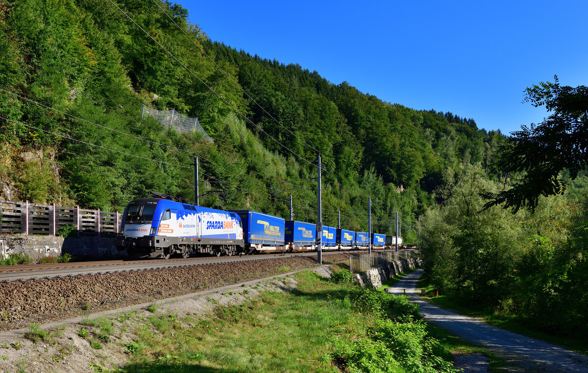 1116 159 mit einem KLV am 03.09.2021 bei Ingling.