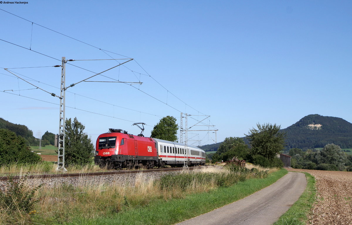 1116 162 und 1016 041 mit dem LPFT 78702 (Rottweil-Tuttlingen) bei Rietheim 18.8.19