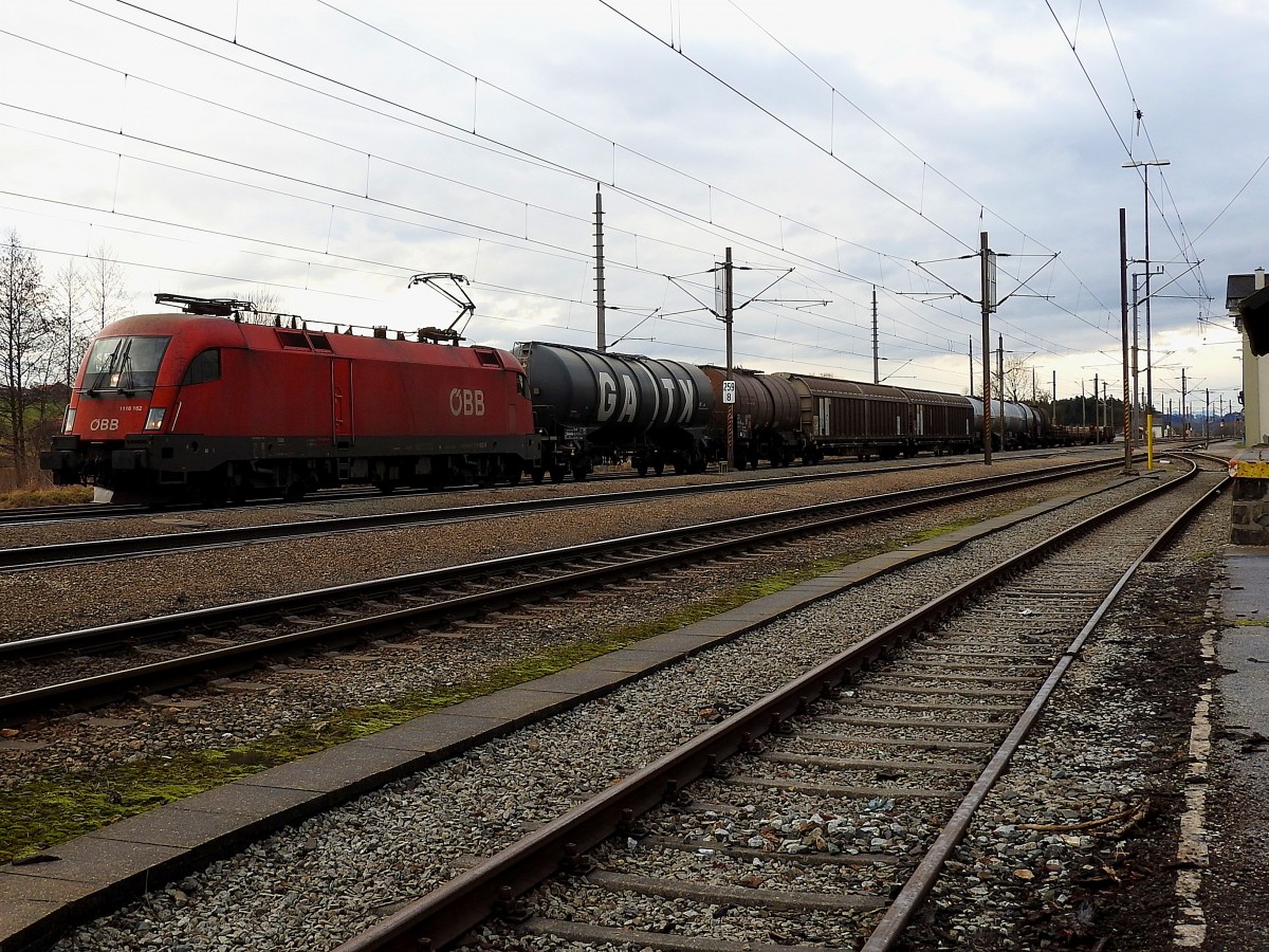 1116 162-9 mit Güterzug bei Redl-Zipf; 160112