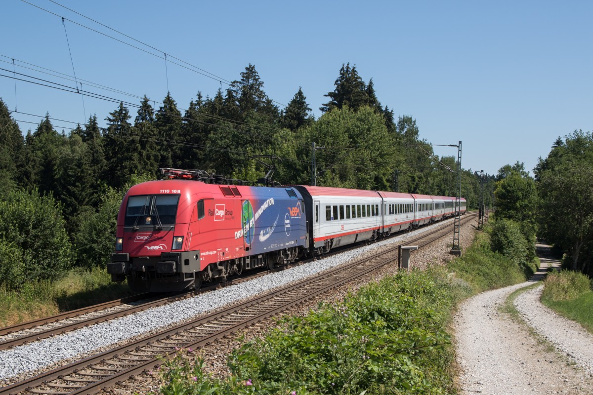 1116 164  VegaTrans  am 26. Juli 2015 bei Grabenstätt.
