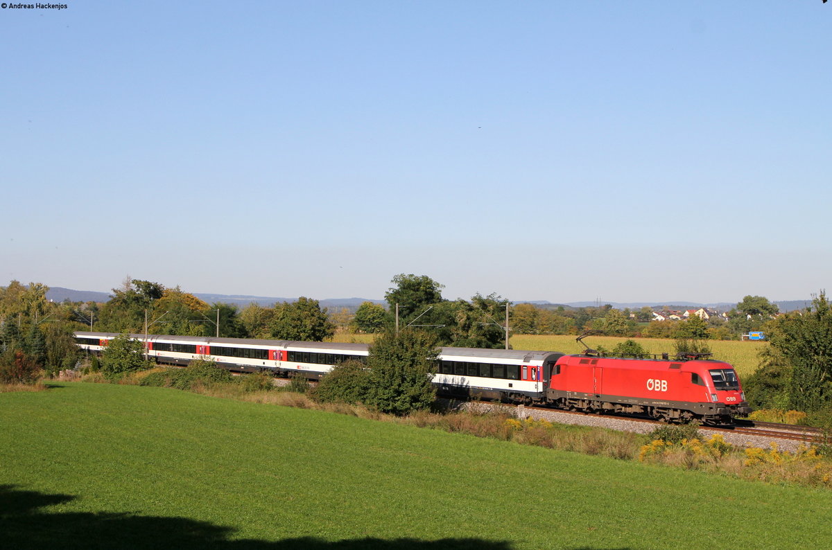 1116 172 mit dem IC 189/RE 50189 (Stuttgart Hbf-Zürich HB/Singen(Htw)) bei Hohenkrähen 21.9.19