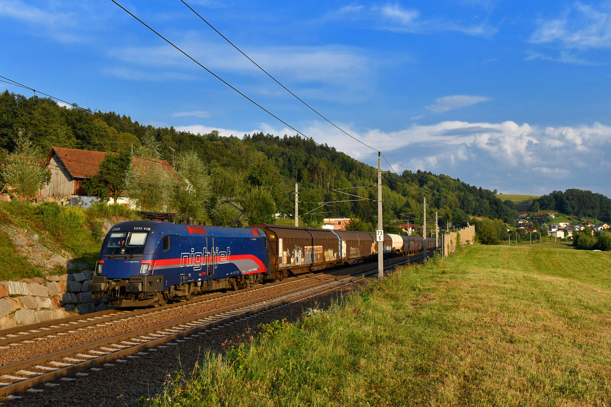 1116 195 mit GAG 44970 am 08.08.2018 bei Wernstein am Inn. 