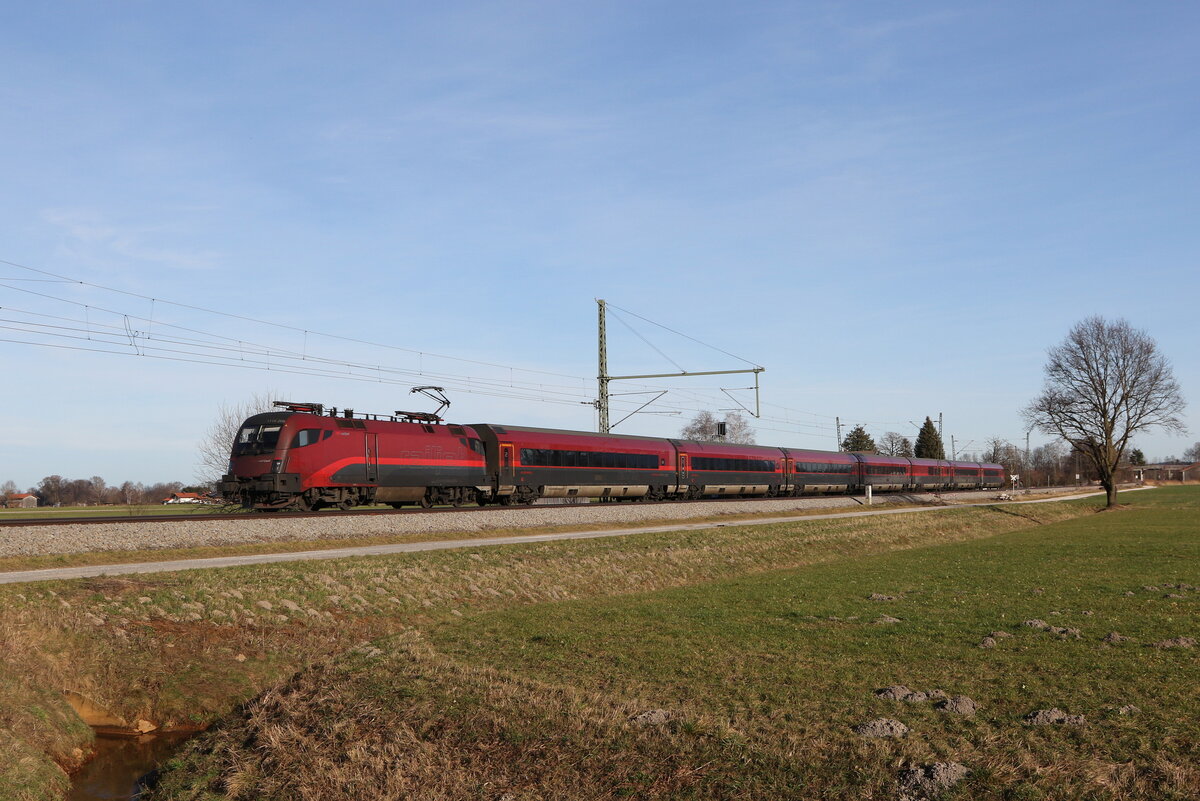 1116 209 am 1. Januar 2023 bei Übersee am Chiemsee.